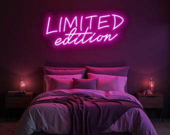 Letrero de neón de edición limitada, luz LED para salón de belleza, frases positivas "Ámate a ti mismo", arte de neón único para salón, letrero para estudio de maquillaje, neón personalizado