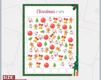 Recherche de mots de Noël, activités de jeux de fête pour adultes et enfants, jeux familiaux festifs, quiz sur les films de Noël, Noël i spy