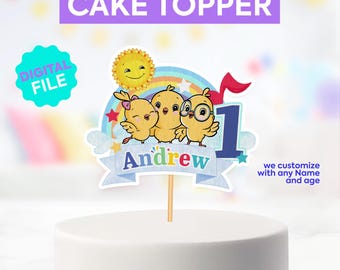 Canticos Tortenaufsatz digital | SVG, PDF, Ai, PNG | Personalisiert | zum Plotten | Digitales Archiv | TPC4