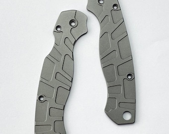 Aluminum Handle Scales for Spyderco Paramilitary 2 C81 | EDC Knife Mod