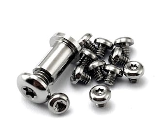 Benchmade 535 Bugout Titanium Screw Set: Anodized Replacement Parts