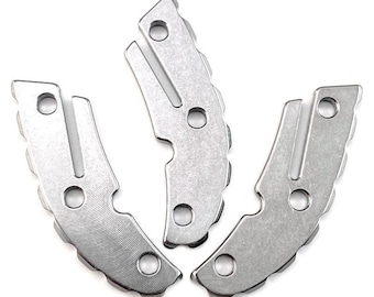 TC4 Titanium Backspacer for Spyderco Delica4 C11 | EDC Knife Mod Accessory