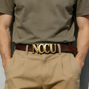 Stainless Steel Personalized Initial Belt Buckle | Custom Name Belt Buckle | Gift for Men on Father’s Day, Anniversary & More