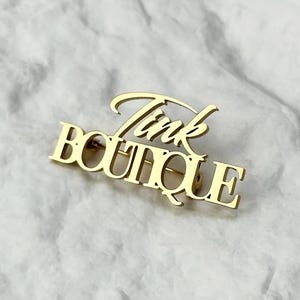 Personalized Handmade Name Brooch; Custom Word Pins; Perfect gift for friends and family