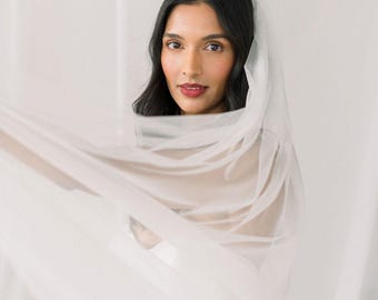 Italian soft tulle veil,  bridal veil, bridal vail, wedding veil, wedding vail, tulle veil, soft tulle veil, chapel veil