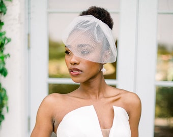 Sparkle Birdcage Veil, Mini Birdcage Veil, Wedding Face Veil, Crystal Bridal Veil, Short Wedding Veil, Vintage Inspired Veil