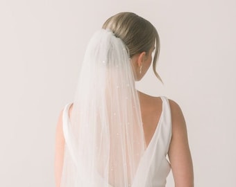 Dew drop veil - Single tier - Dew veil - Dew drop single tier veil - wedding veil -wedding vail - bridal veil - wedding vail
