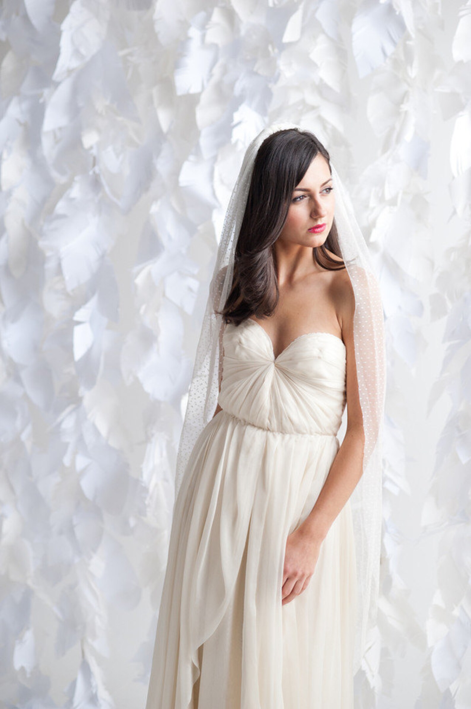 Swiss Dot Polka Dot Bridal Veil Bridal Veil Wedding Veil Etsy