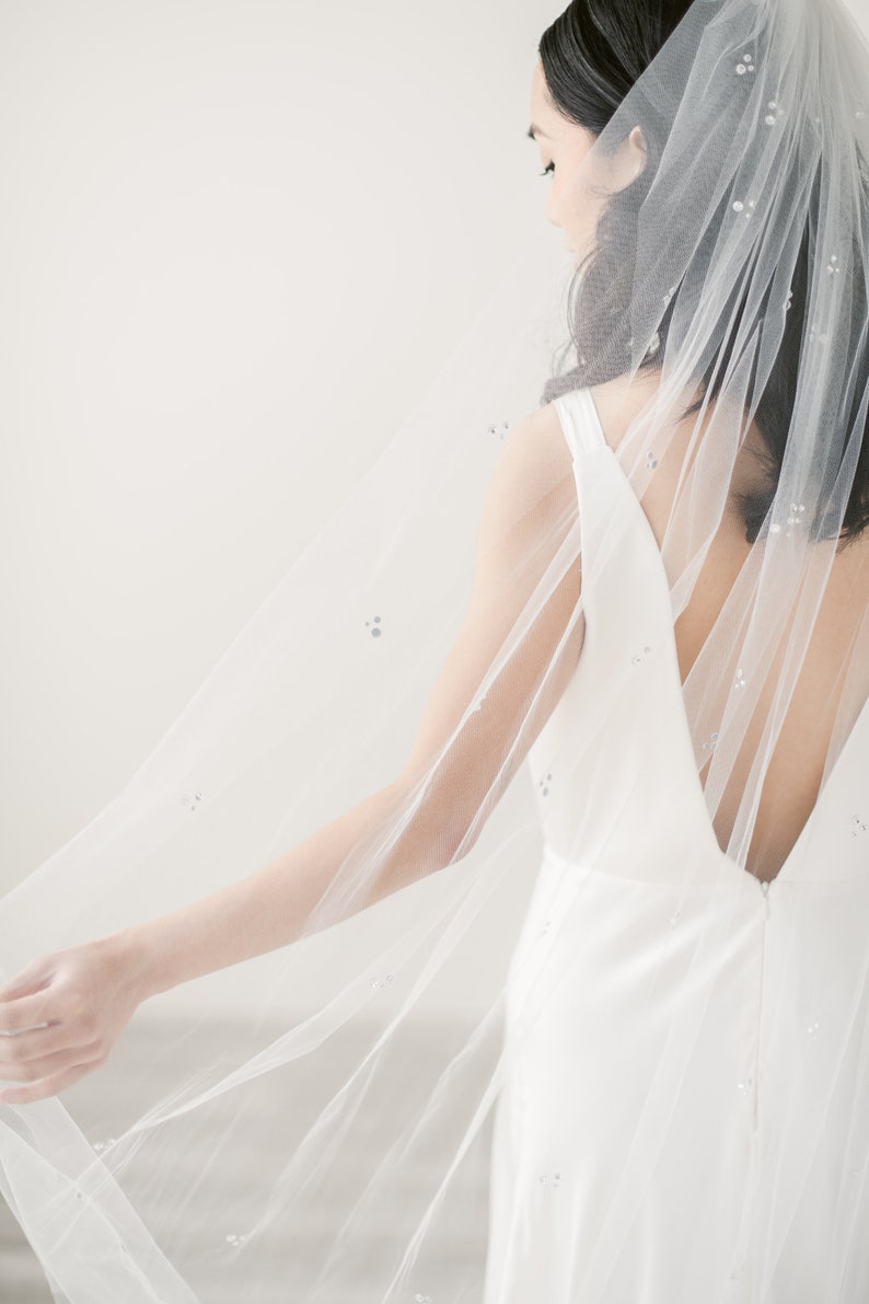 crystal bridal veil