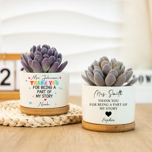 Regalos de agradecimiento para maestros, regalo de agradecimiento para maestros, maceta personalizada para maestros, regalos para maestros, regalo de fin de año para maestros, regalos para maestros