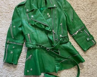 Alexander McQueen wery rare real leather biker motorcycle jacket