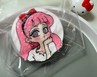 Hand painted cake/ Taba Squishy/ Handmade/ Squeeze Squishy Toy/ Stress Relief Toy/ Anxiety Relief Toy
