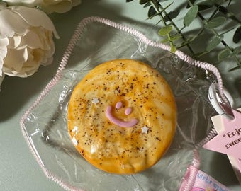 Smile cake/ Taba Squishy/ Handmade/ Squeeze Squishy Toy/ Stress Relief Toy/ Anxiety Relief Toy