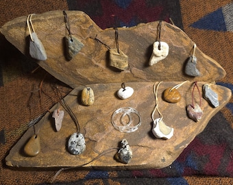 Earth Stone Necklace by Frequency of Creation