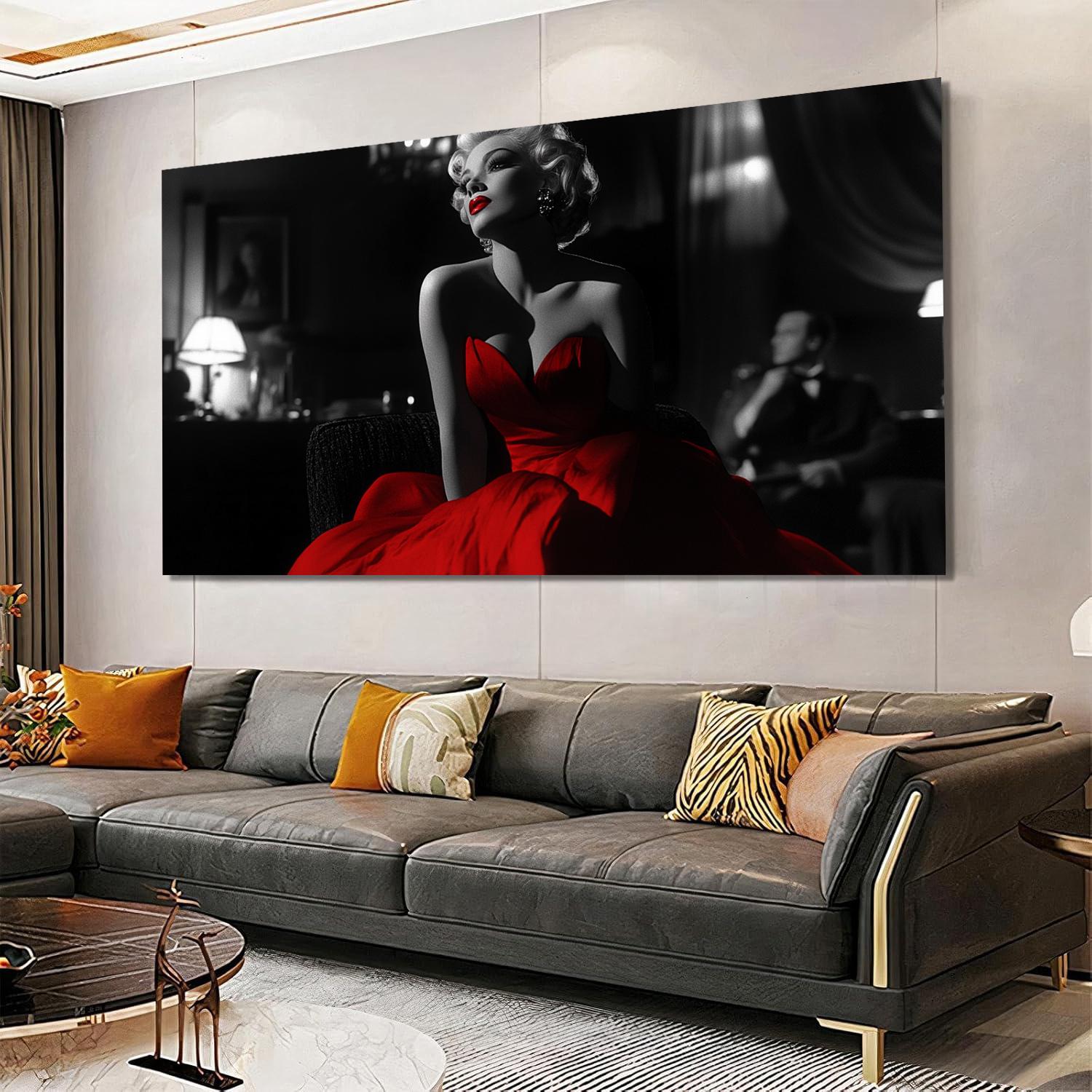 Marilyn Monroe Tempered Glass Wall Art: Hollywood Glamour Decor - Etsy