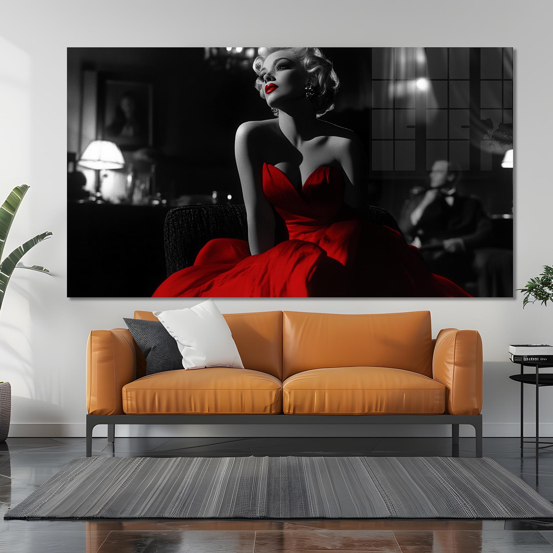 Marilyn Monroe Tempered Glass Wall Art: Hollywood Glamour Decor - Etsy