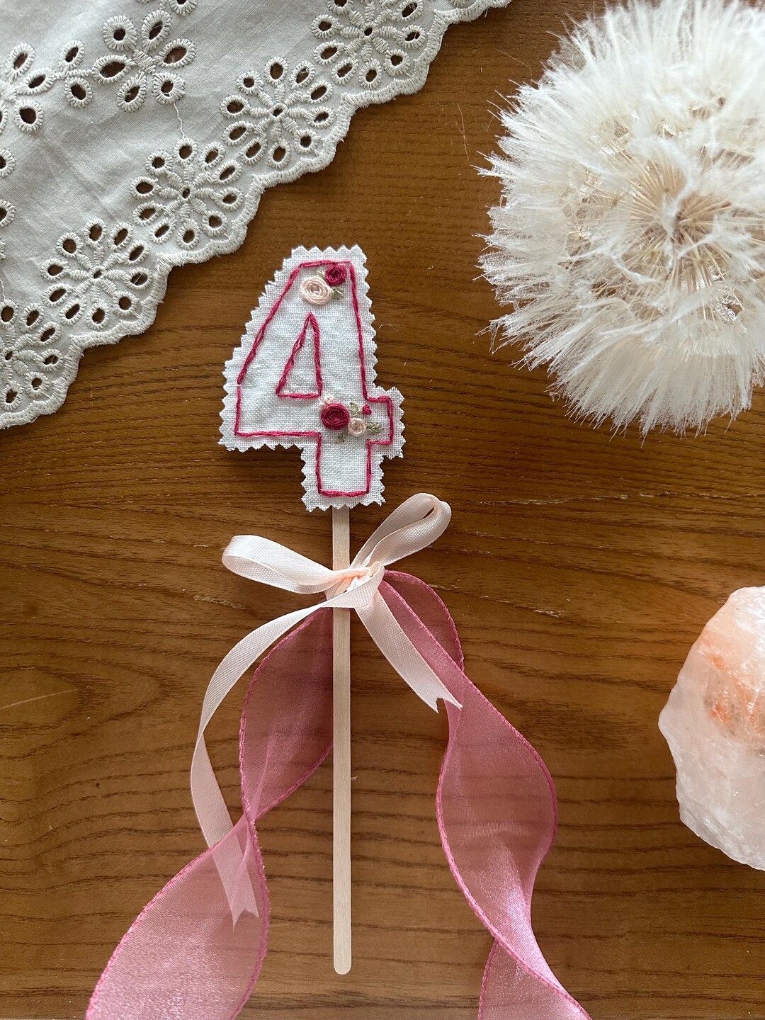Handmade Embroidered Floral 