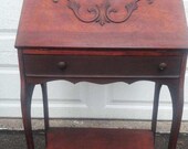 Antique Cherry Secretary Desk Ladies Writing Desk Local PICK UP only