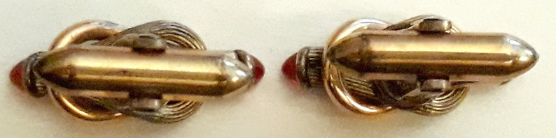 Vintage Cuff Links Pat #1950711 RP on Silver