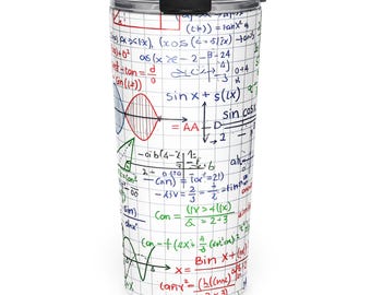Math Tumbler, Science Tumbler, Teacher Gift Tumbler, Math Teacher Gift, STEM Tumbler, Nerd Gift, Funny Math Cup