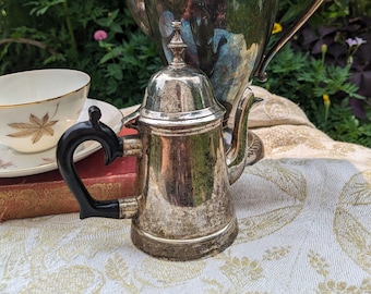 Vintage Sterling Silver Hotel Coffee Pot - Made in India Coffee Pot