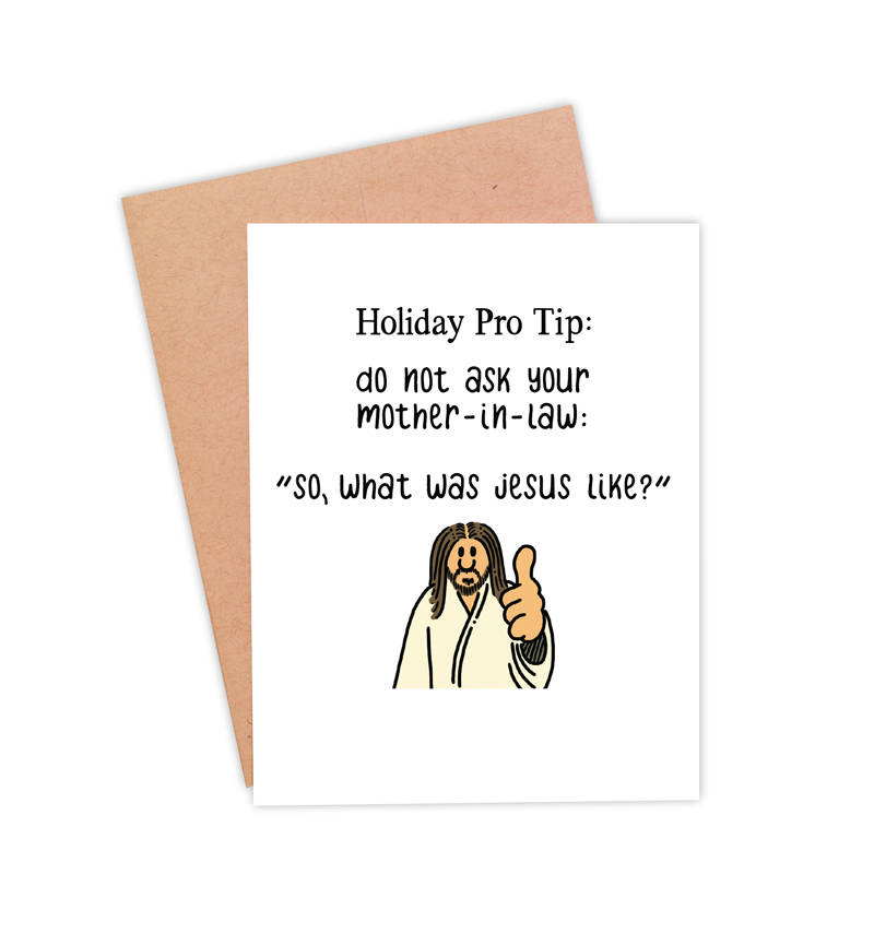 Funny Jesus Christmas Card Funny Holiday Card Funny Xmas | Etsy