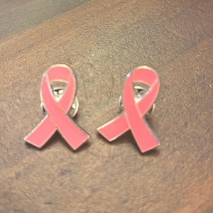 Pink Breast Cancer Awareness Brooch Pink Ribbon Awareness Pin For Lapel Pink Breast Cancer Pin