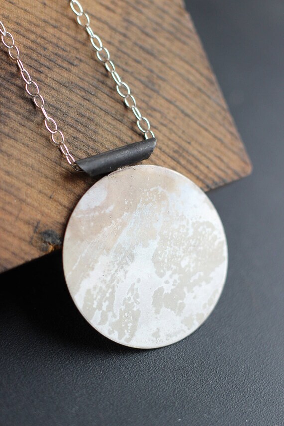Japanese Inspired Long Sterling Necklace Free Shipping Etsy