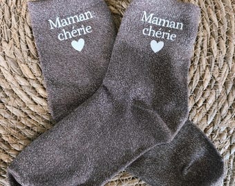 Calcetines de lentejuelas para mamá - Día de la Madre