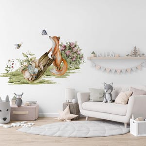 Woodland Wall Stickers, Nursery wall décor, Woodland Nursery Decor, Woodland Nursery, Woodland Wall Decals, Woodland animals