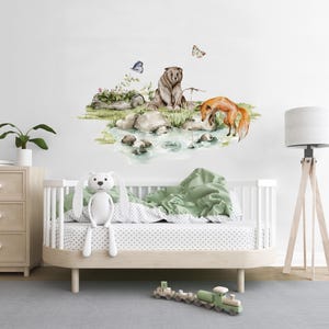 Woodland Wall Stickers, Nursery wall décor, Woodland Nursery Decor, Woodland Nursery, Woodland Wall Decals, Woodland animals