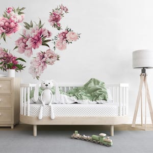 Flower Wall Stickers, Flower Wall Stickers For Nursery, Nursery Wall Decals, Nursery Wall Stickers, Wall Stickers Nursery, Floral Wall Decal