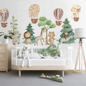 Woodland Wall Stickers,  Nursery wall Stickers, Woodland Nursery Decor, Woodland Nursery, Woodland Wall Stickers, Woodland animals, Woodland