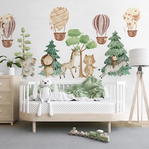 Woodland Wall Stickers,  Nursery wall Stickers, Woodland Nursery Decor, Woodland Nursery, Woodland Wall Stickers, Woodland animals, Woodland