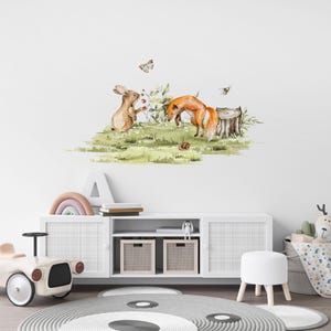 Woodland Wall Stickers, Nursery wall décor, Woodland Nursery Decor, Woodland Nursery, Woodland Wall Decals, Woodland animals