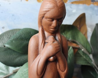 Vintage Frankoma Figurine #101 Indian Maiden by Willard Stone Artist