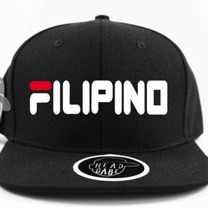 Filipino Streetwear Design Snapback Black
