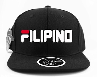 Filipino Streetwear Design Snapback Black