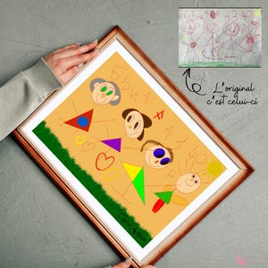 Sublimer le dessin de votre enfant