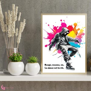 Affiche danseur Hip Hop - Street