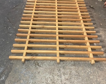 Japanese style solid wood bed frame, low profile