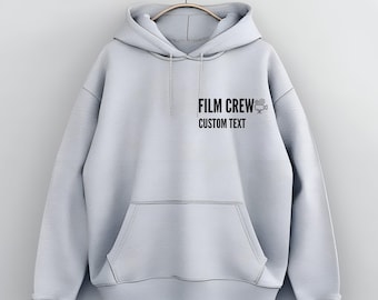 Anpassad filmteamhoodie - Personlig filmteamhoodie, regissörspresent, filminspelningskläder, filmfotografpresent, kameraman