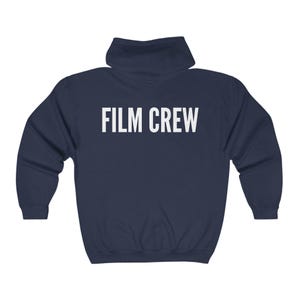 Filmteam-huvtröja med dragkedja, specialdesignad tröja för filminspelning, regissörspresent, filmfotografjacka, kameraman med dragkedja, filmälskarkläder bild 5