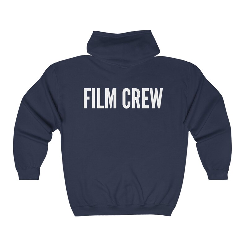 Filmteam-huvtröja med dragkedja, specialdesignad tröja för filminspelning, regissörspresent, filmfotografjacka, kameraman med dragkedja, filmälskarkläder bild 5