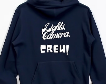 Film Crew Fun Unisex Hoodie, Film Buff Geschenk, Kameramann Sweatshirt, Film Liebhaber Geschenk, Leiter Kleidung, Geschenk für Filmschüler