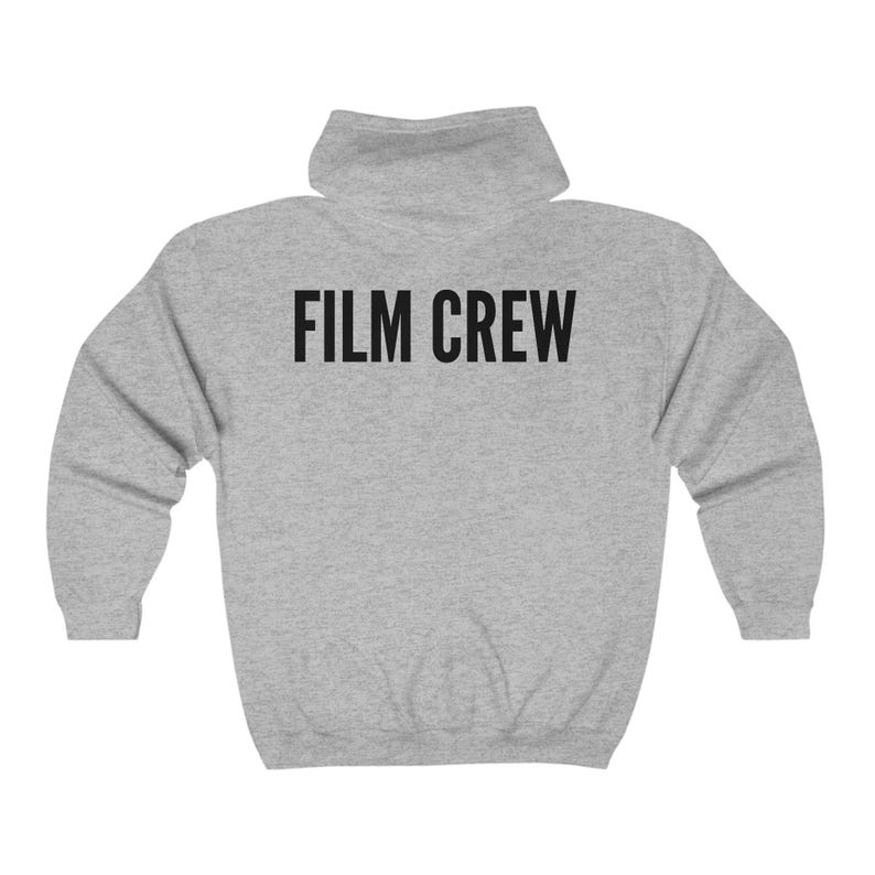 Filmteam-huvtröja med dragkedja, specialdesignad tröja för filminspelning, regissörspresent, filmfotografjacka, kameraman med dragkedja, filmälskarkläder bild 6