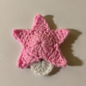 Handmade Crochet Star Hair Clip | Kawaii Celestial Accessory