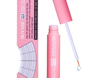 NUVVEE Lash Serum - Eyelash Serum for Longer, Thicker, Fuller-Looking Lashes | 3ML | 6-8 Weeks Supply | Visible Results in 4 Weeks