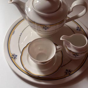 Rosenthal Grace Parisienne Tea Set, German Porcelain – Teapot, Cups & Cake Stand, Vintage Tea Party Gift, collectible vintage porcelain set