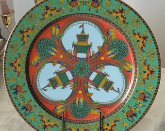 Versace Rosenthal Le Voyage Marco Polo Porcelain Plate 1994 – Collector Display Charger